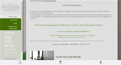 Desktop Screenshot of physiohof.de